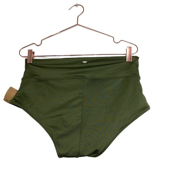 Victoria Secret PINK Gym to Swim Olive Bikini Bottom Size XL NWT - Picture 5 of 6